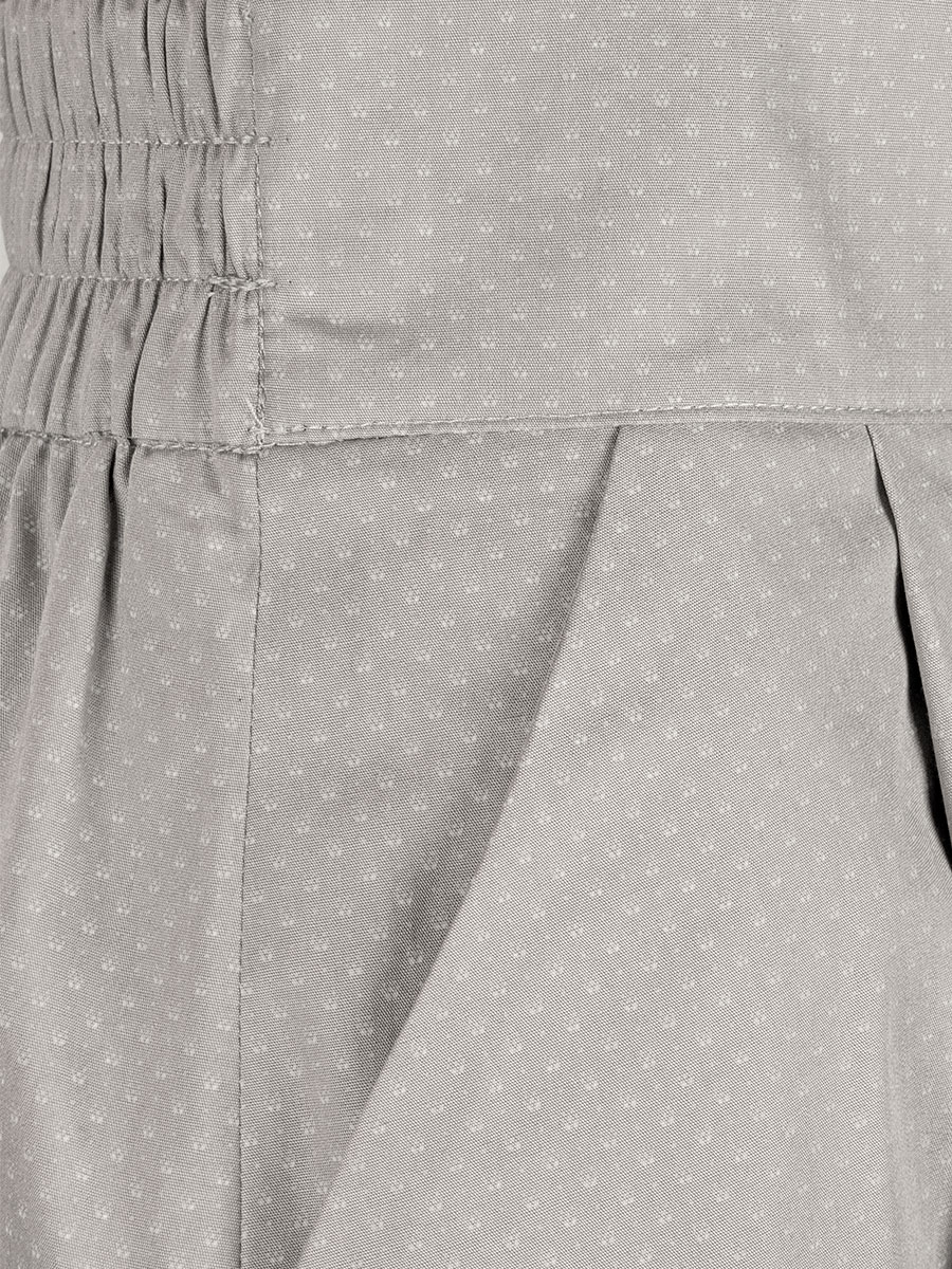 Feli und Hans Damenrock, steingrau, Pünktchen #4