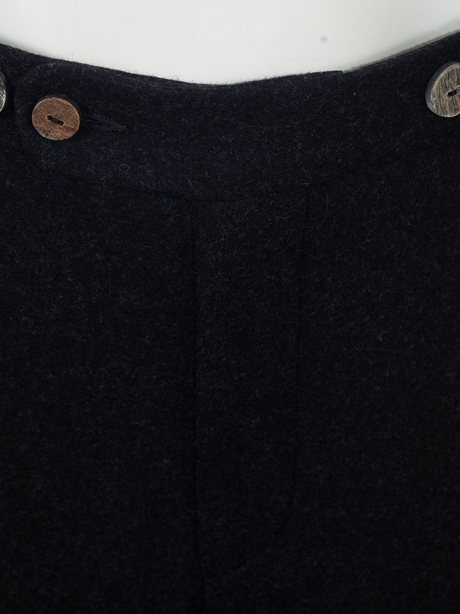 hausg'macht Lodenhose Wastl, anthrazit, elegant #5