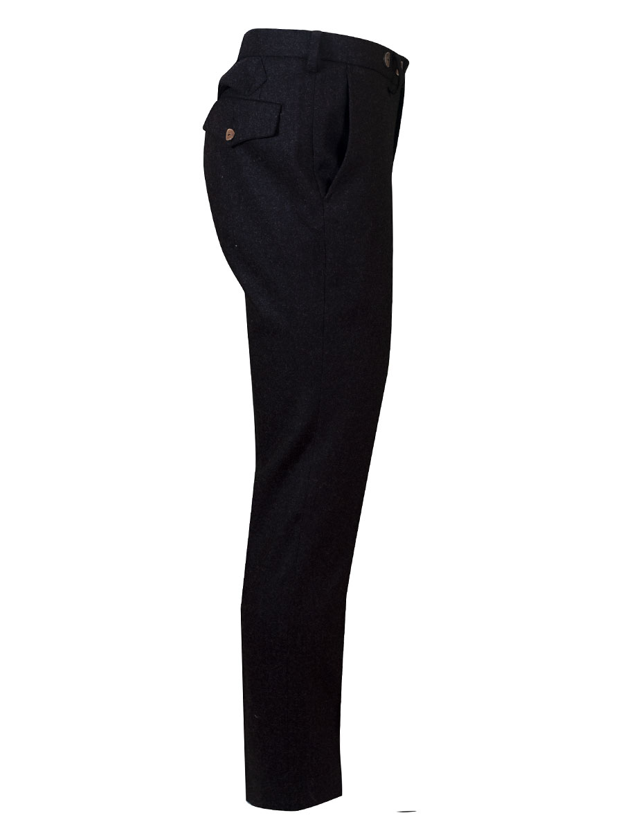 hausg'macht Lodenhose Wastl, anthrazit, elegant #3