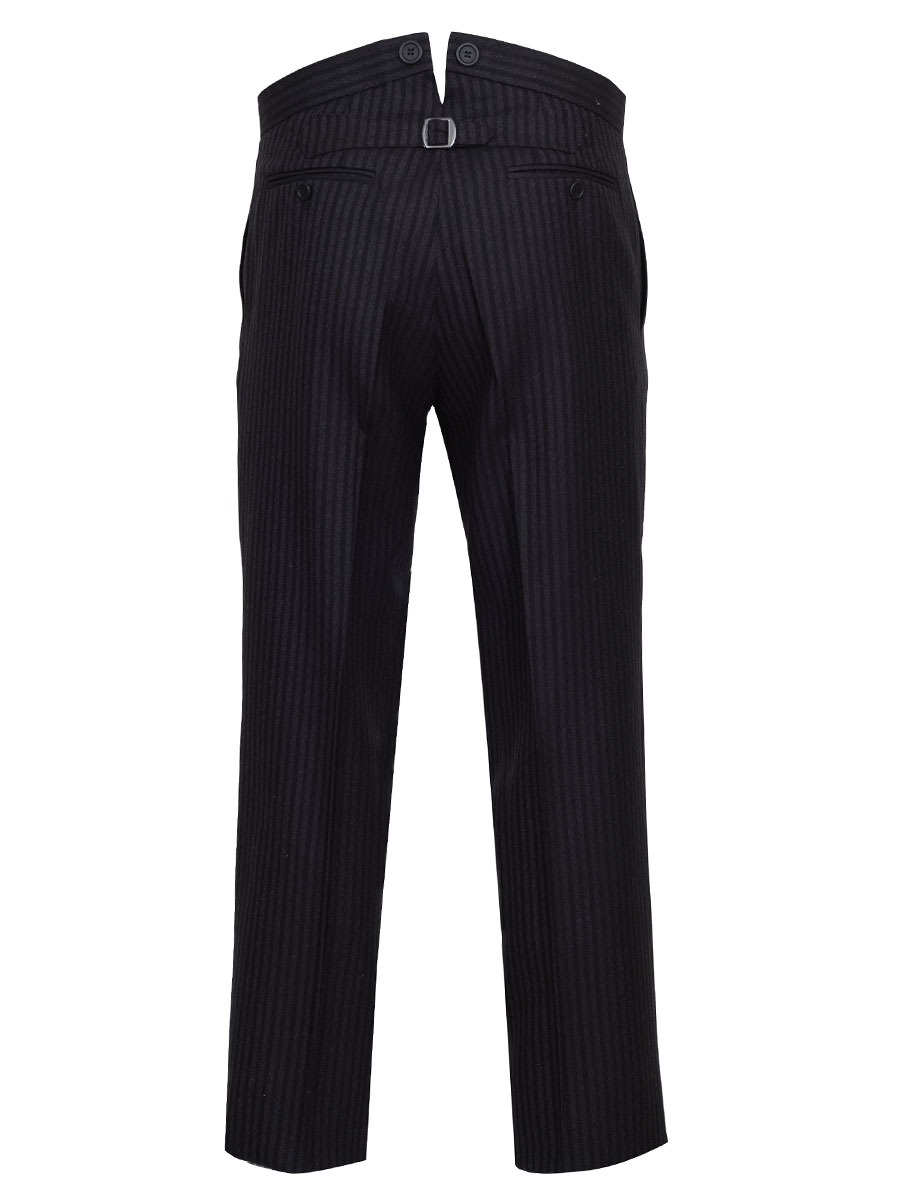 Hammerschmid Stresemannhose Inzell, schwarz,grau gestreift, elegant #3