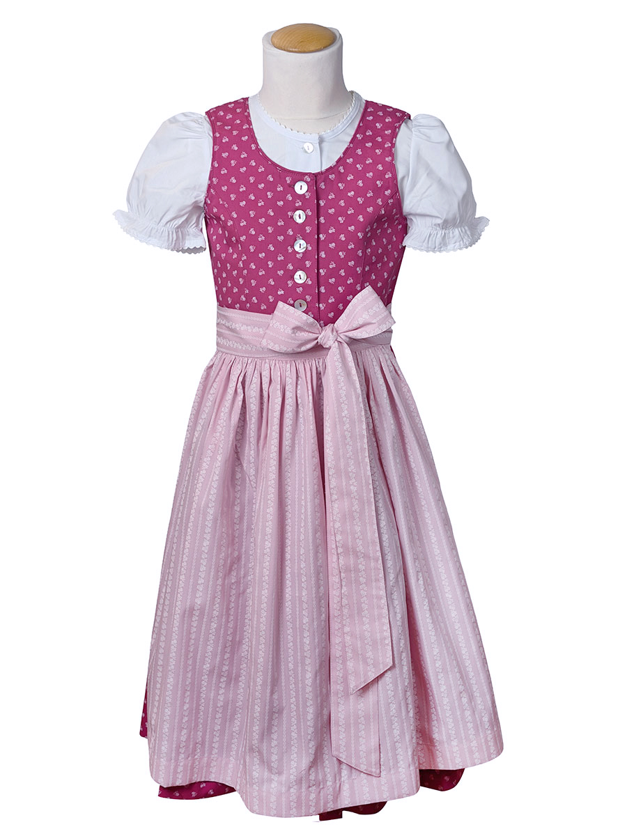 Hammerschmid Mädchen Dirndl Wallersee, pink, rosa #1