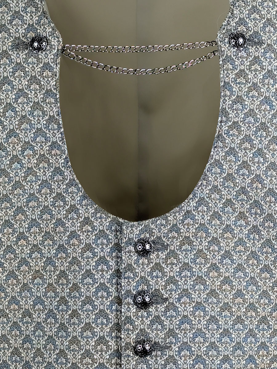 Hammerschmid Herrenwesten Oliver, grau gemustert #2