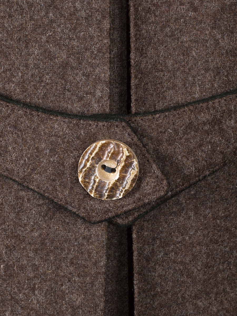 Kultkluft Reversjoppe Kreuzeck mit Strickarm, braun #3