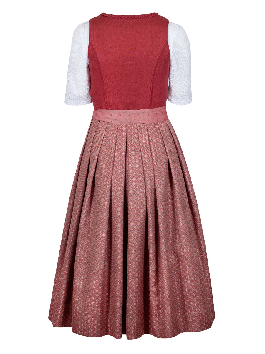 Anno Domini Design Dirndl Valerie, hagebutte, 80lg, Leinen #3