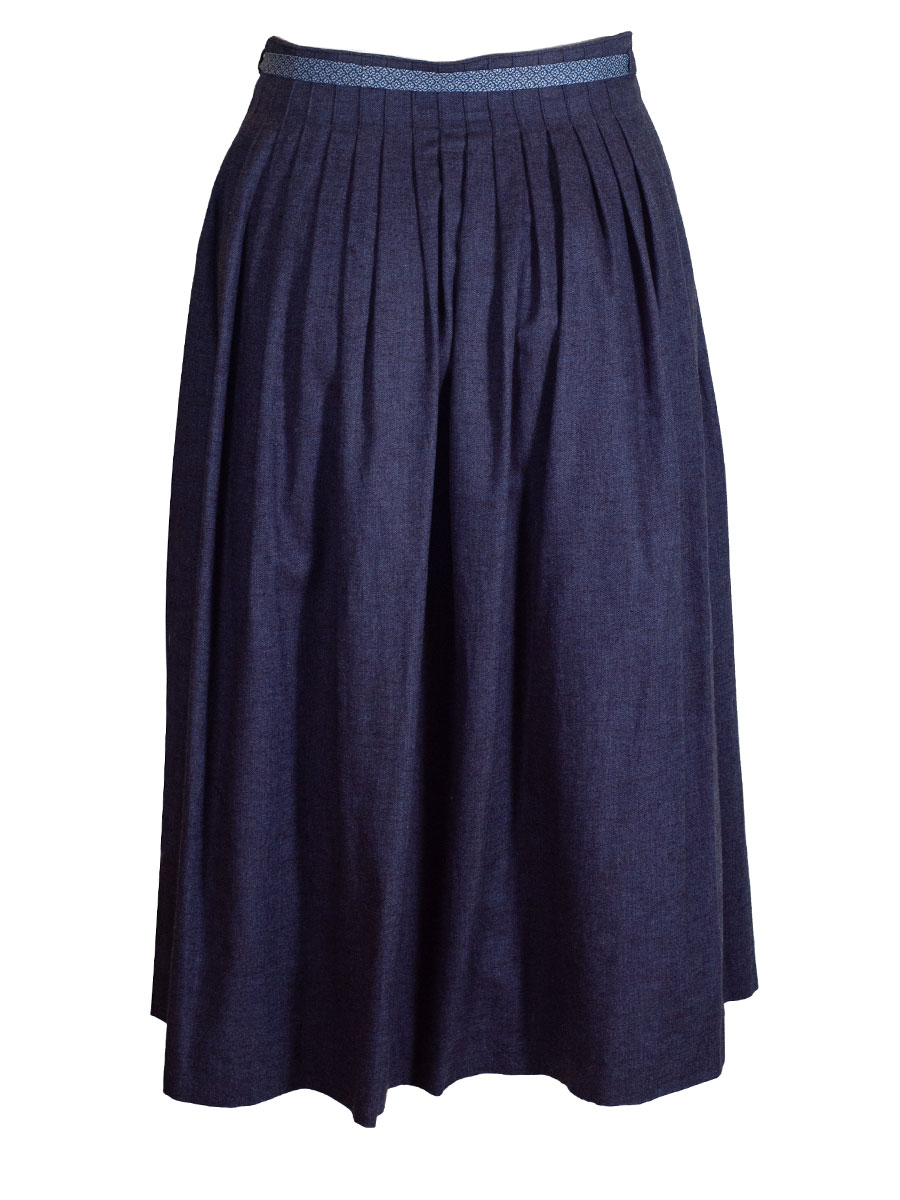Hammerschmid Damenrock Eichstätt, marine, Bindegürtel #2