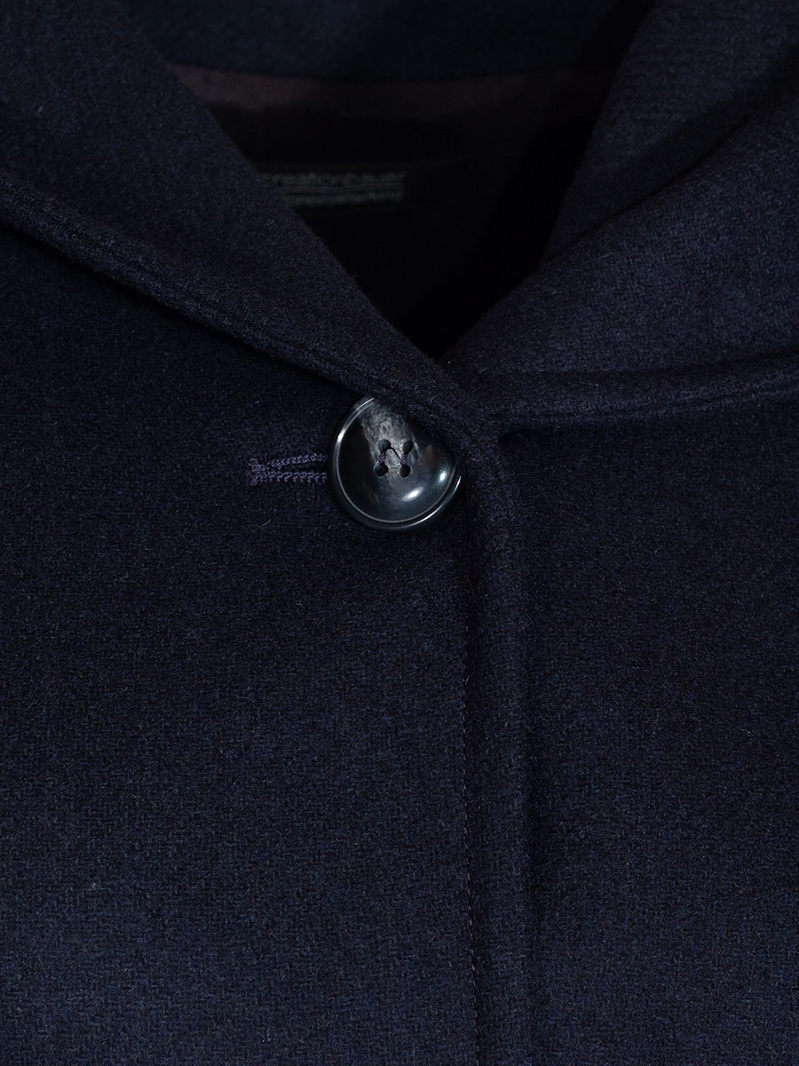 Bauer Wintermantel mit Kapuze, Winterjacke, marine #4