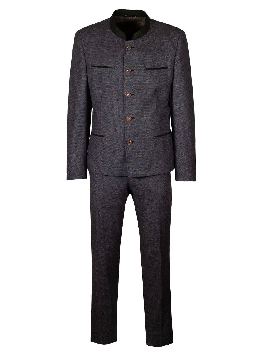 hausg'macht Lodenjoppe Erno, grau meliert, Slim Fit #2