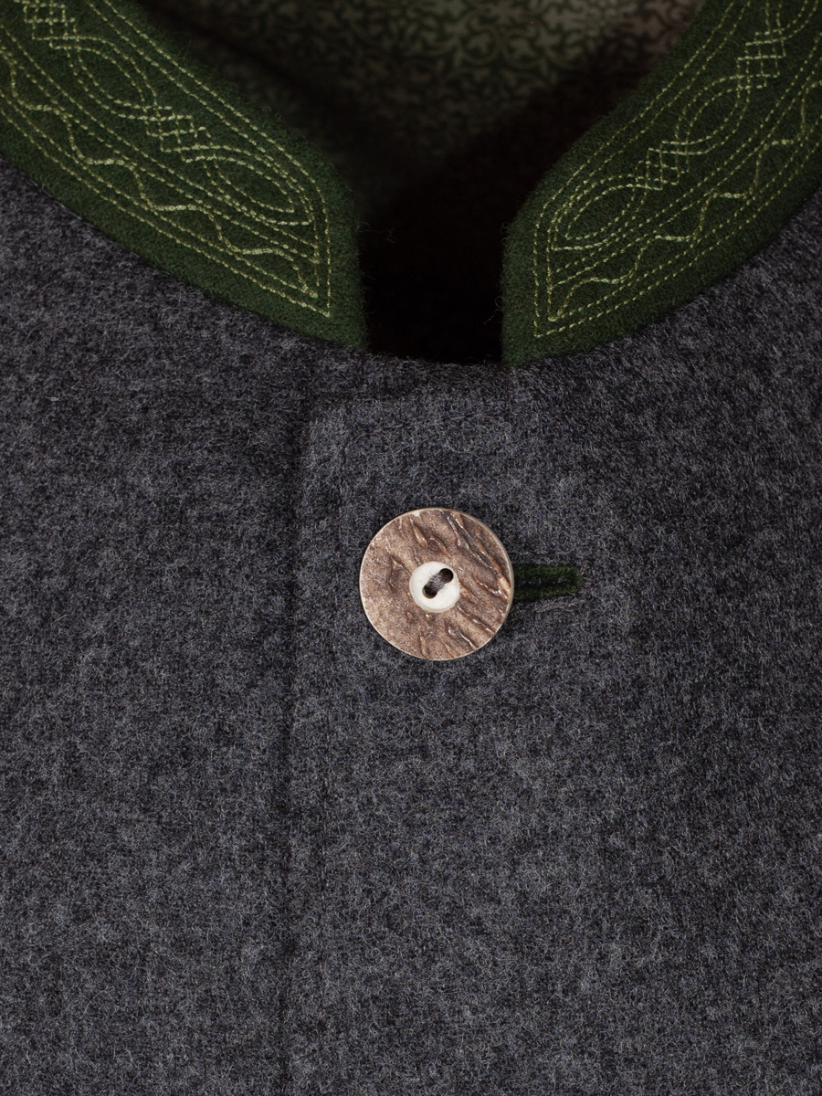 hausg'macht Lodenjoppe Erno, grau, Slim Fit #4