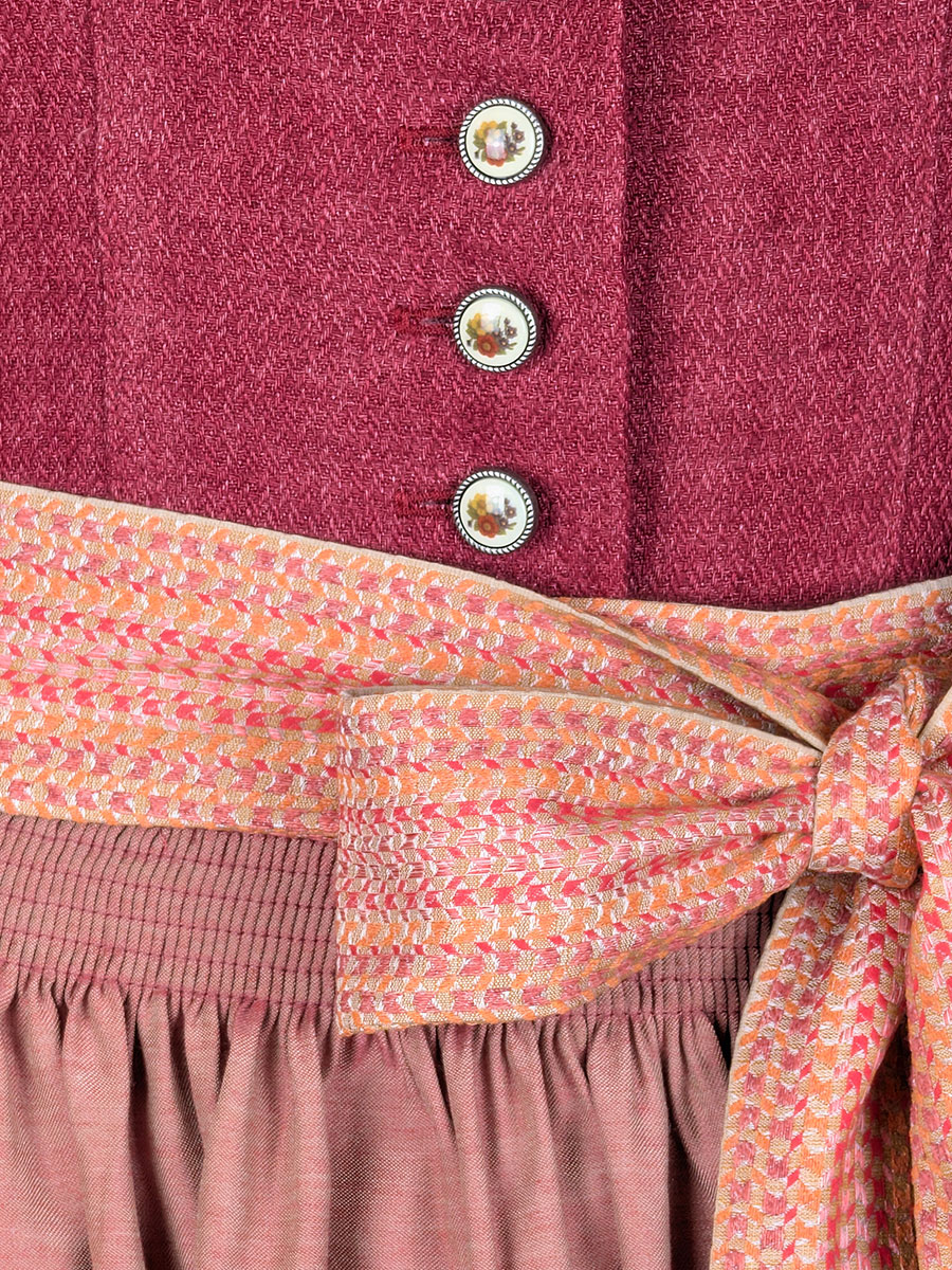 Hammerschmid Dirndl Rothsee, rot, 80lg #4