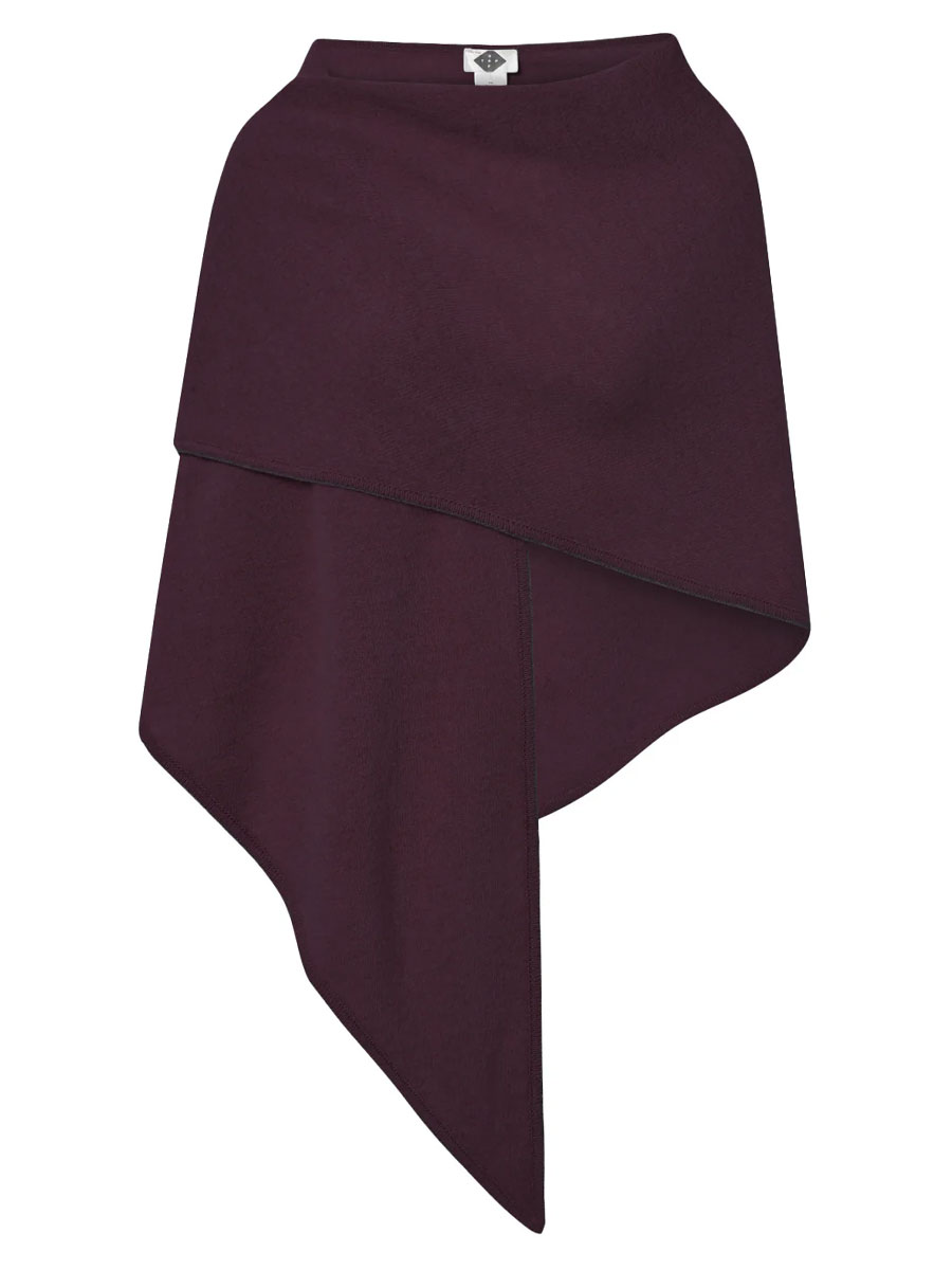 Stapf Wolltuch Bibi, cabernet, kuschlig, dreieckig #1