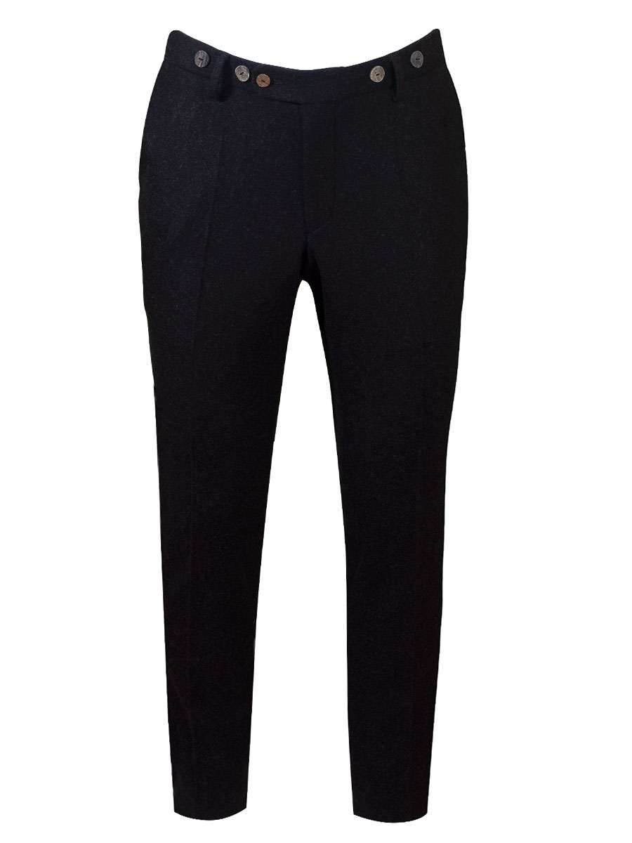 hausg'macht Lodenhose Wastl, anthrazit, elegant #1