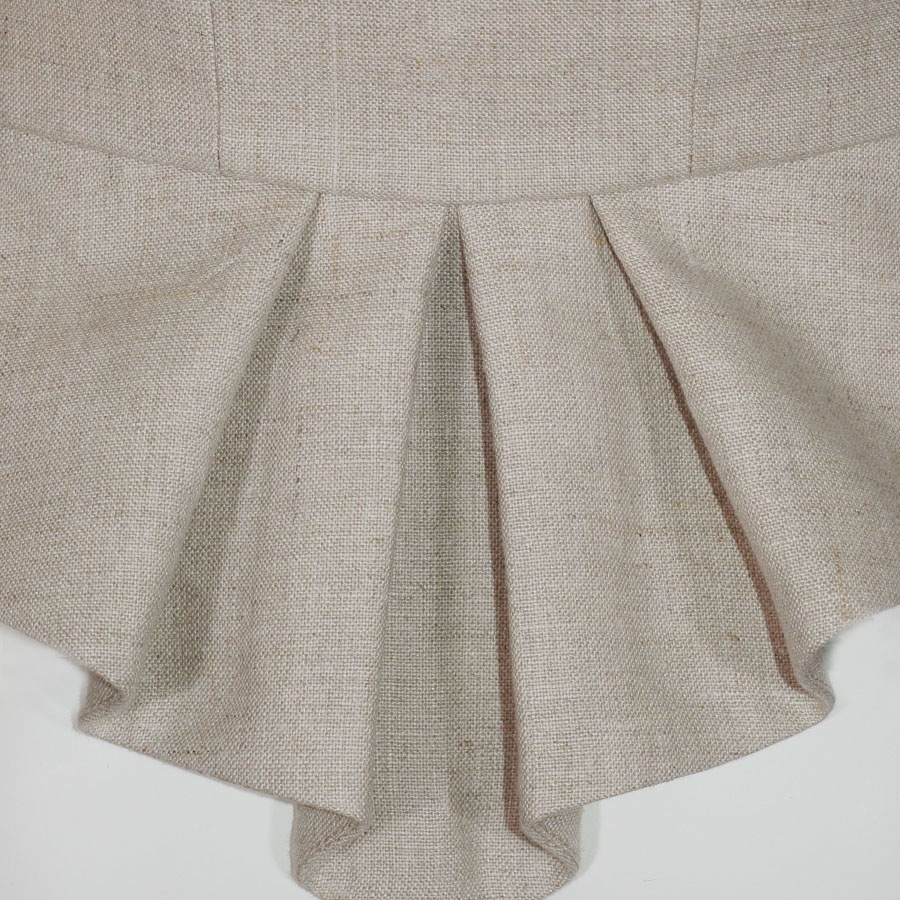 Berwin & Wolff Leinen Mieder, beige, Schoßerl #4