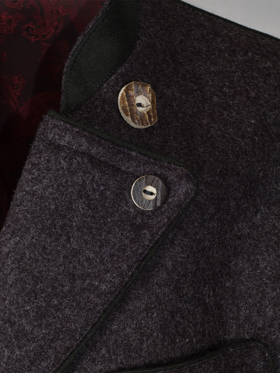 Kultkluft Reversjoppe Kreuzeck mit Strickarm, grau #5