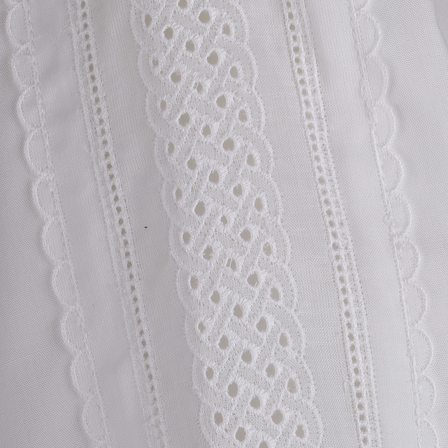 Waldorff Dirndlbluse, weiß, Ärmel mit Spitzenborte #3