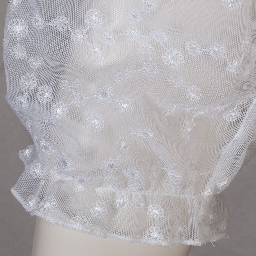 Waldorff Tüll-Dirndlbluse weiß, 3/4-Arm #4