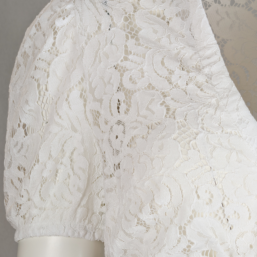 MarJo Spitzen-Dirndlbluse Schönthal, offwhite #3