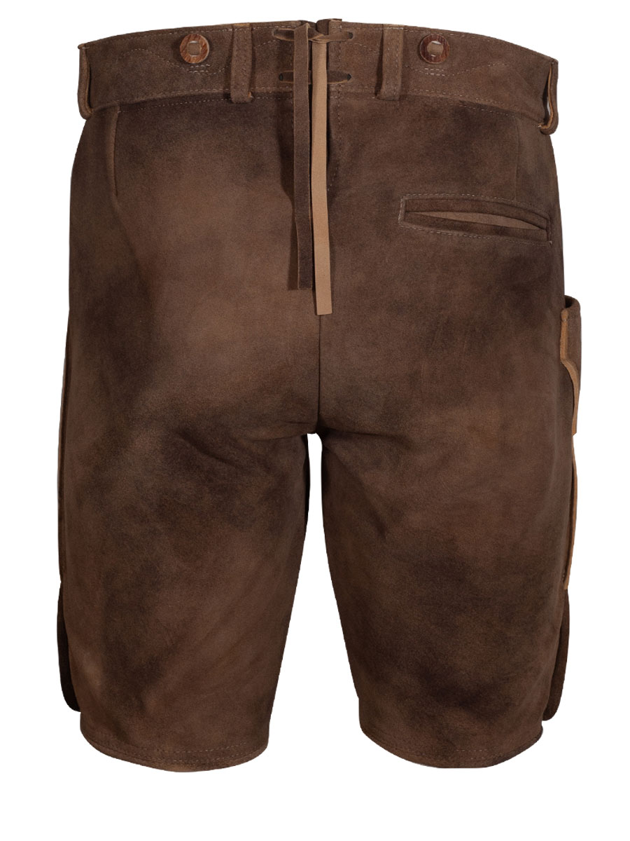 Weinbauer Kurze Lederhose Wildleben, inka-natur, Ziegenvelour #2