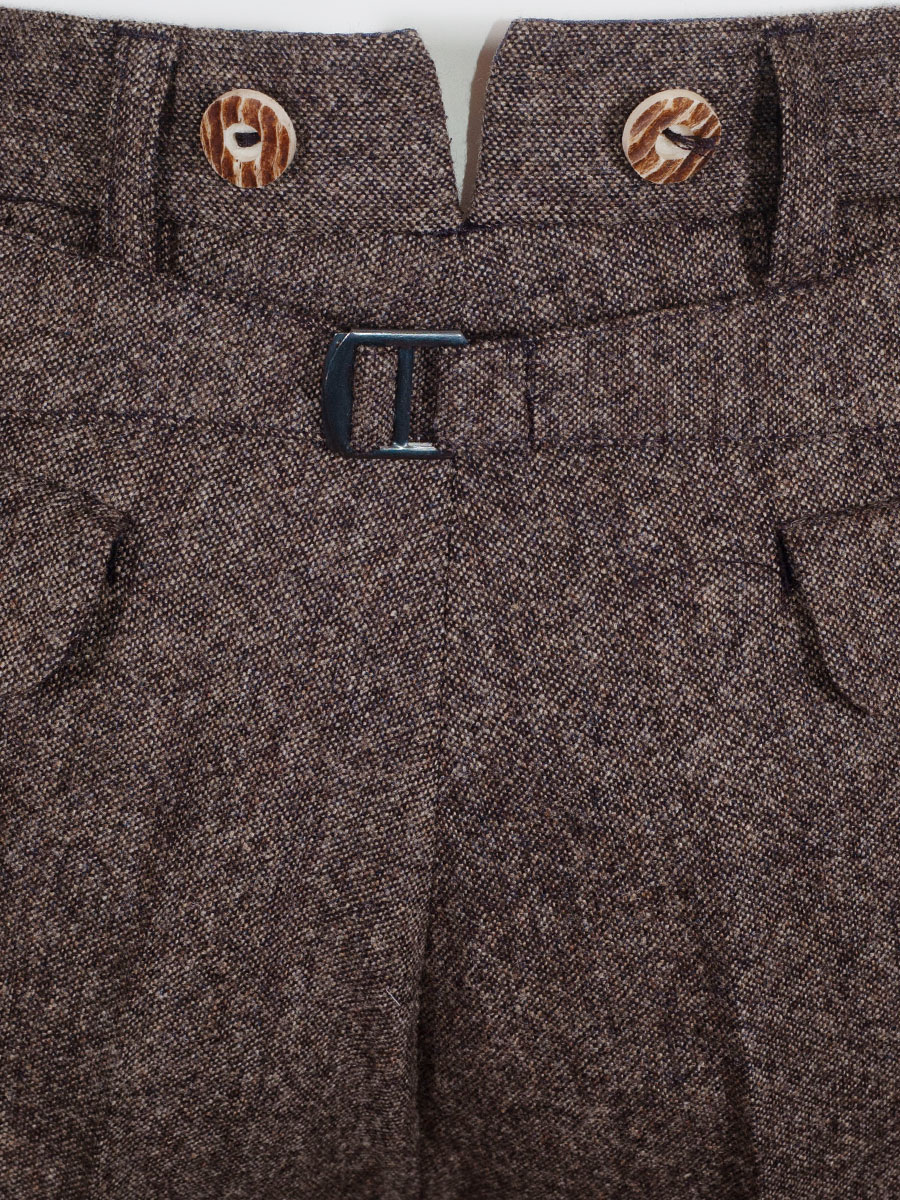 hausg'macht Lodenhose Wastl, Perlloden, braun, elegant #5