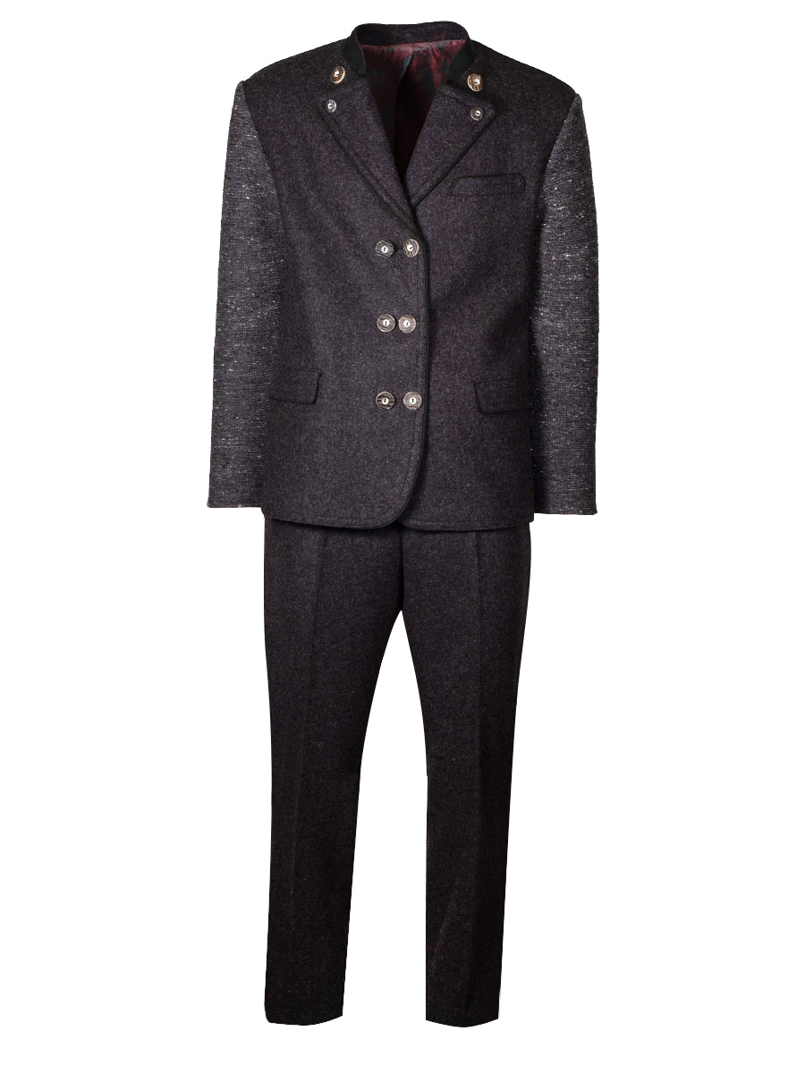 Kultkluft Reversjoppe Kreuzeck mit Strickarm, grau #2