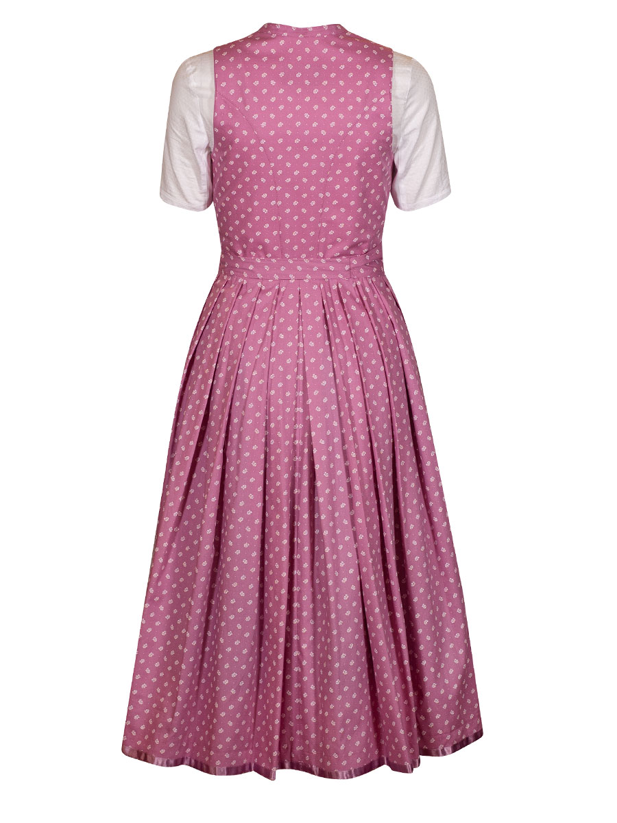 hausg'macht Baumwolldirndl Walchsee, rose, hochgeschlossen, 80cm #2
