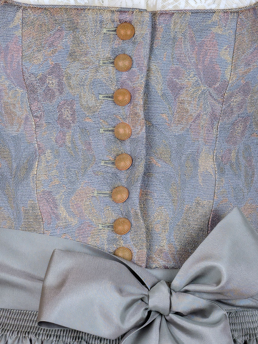 Hammerschmid Dirndl Pillersee, rauchblau, 80lg #4