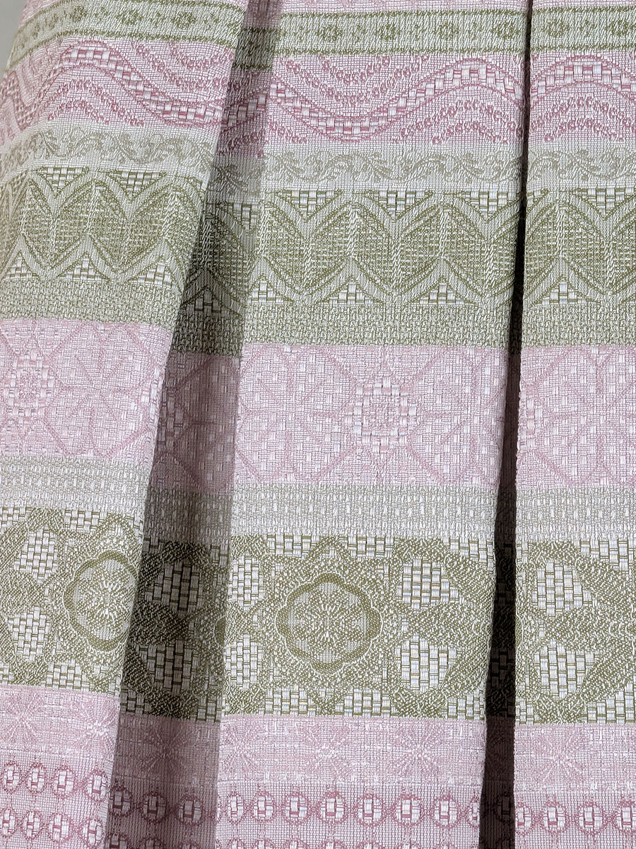 Kaiseralm Faltenrock Hetty, rosé-grün, gestreift #2