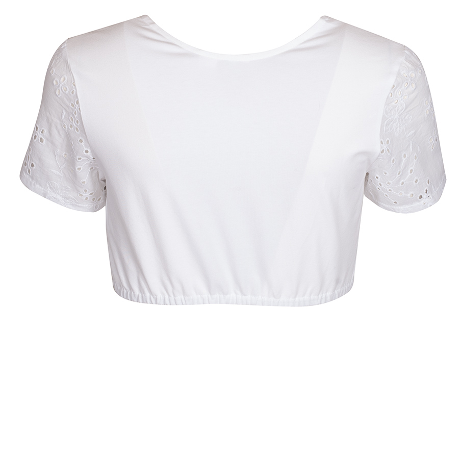 Hammerschmid Brigitte Dirndlbluse, weiß, Lochmuster #2