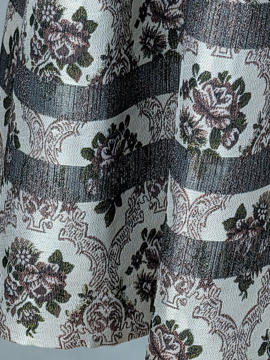 Hiebaum Faltenrock Damen, taupe-rosé, mit Schnalle #3