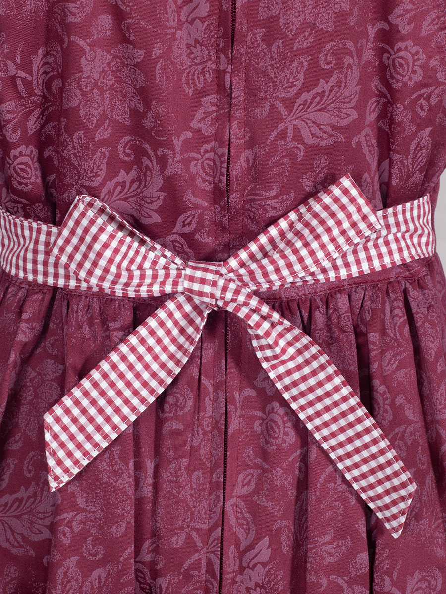 Berwin & Wolff Sommerkleid, Mädchen, dunkelrot, mit Bluse #3