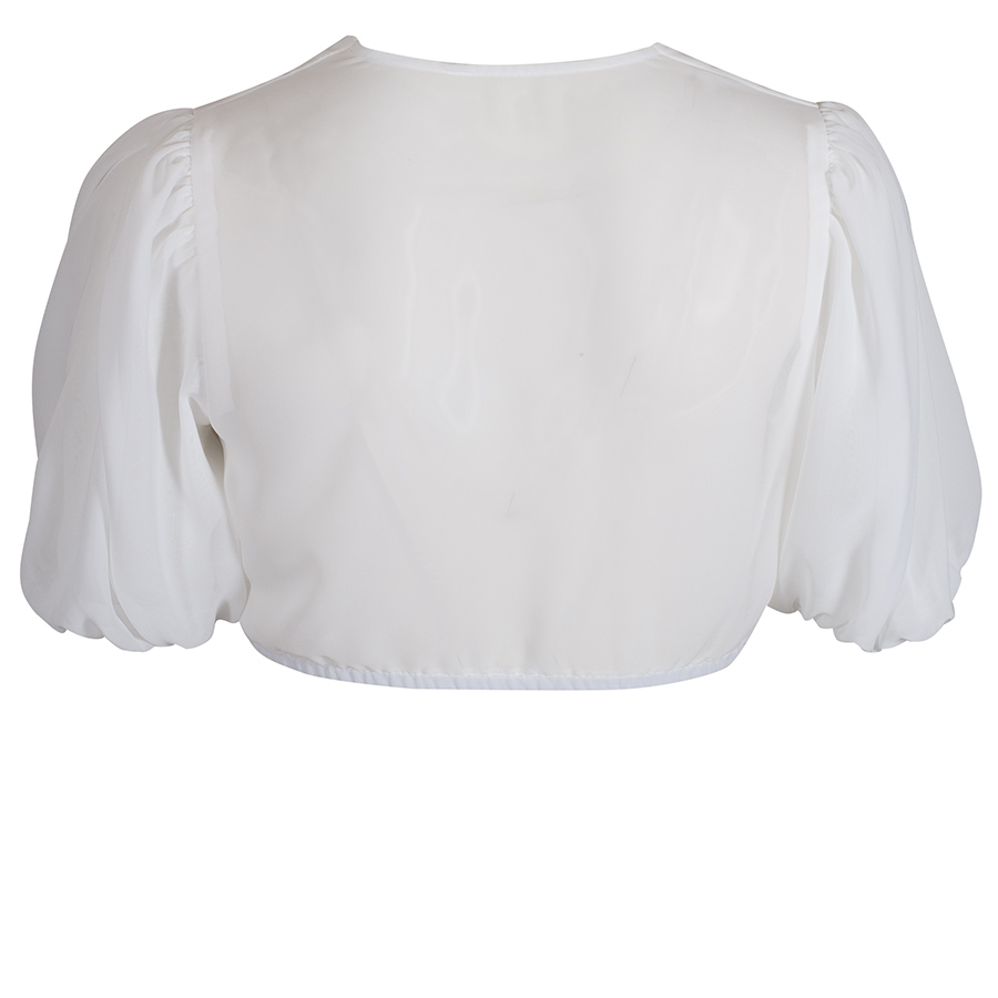 Waldorff Dirndlbluse Lejla, creme, luftig, kurze Arme #2
