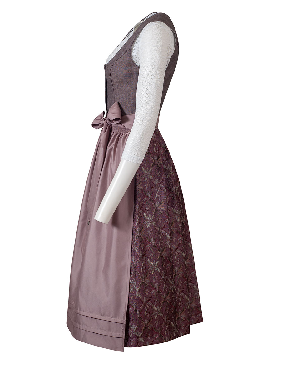 Wenger Dirndl Julia festlich, braun, 80cm #2