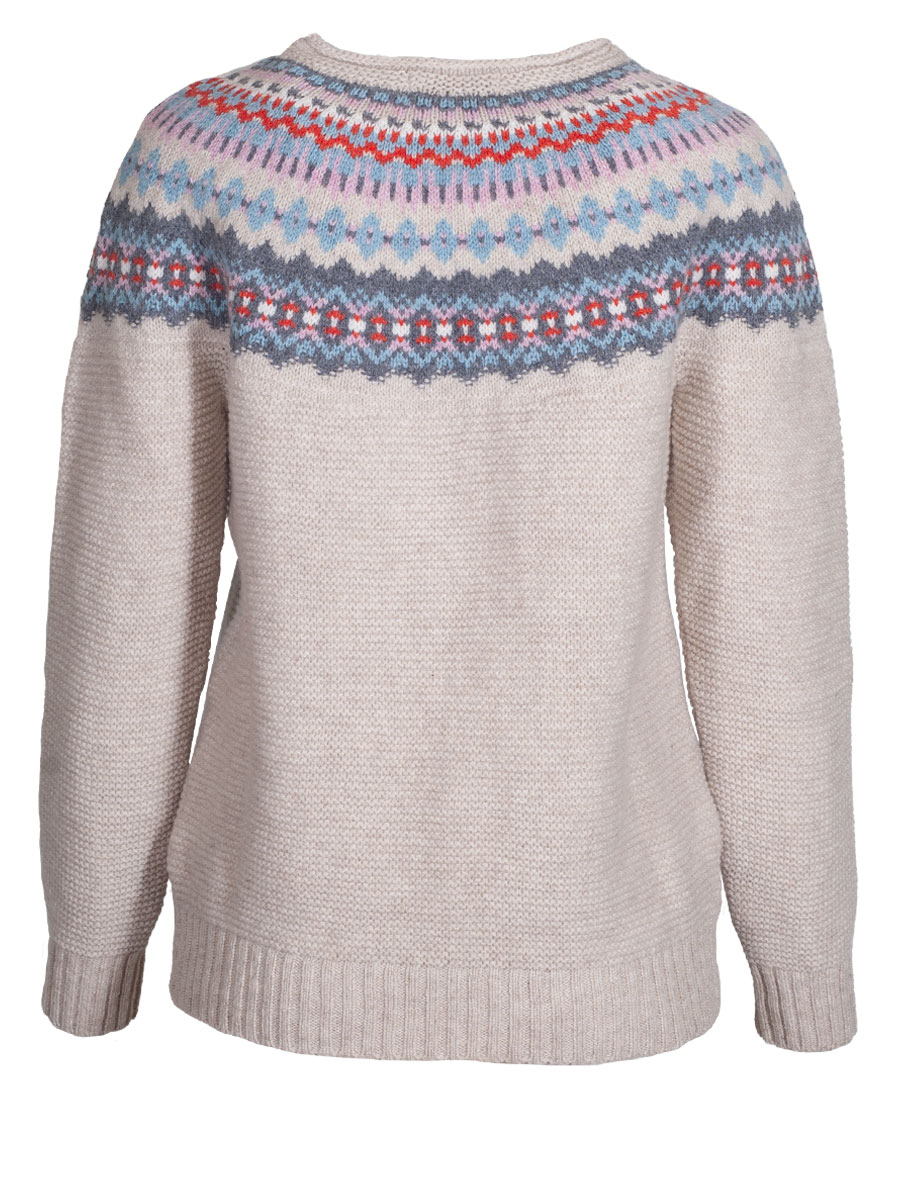 Eribè Knitwear Stonybrek Sweater honeysuckl, beige-blau #2
