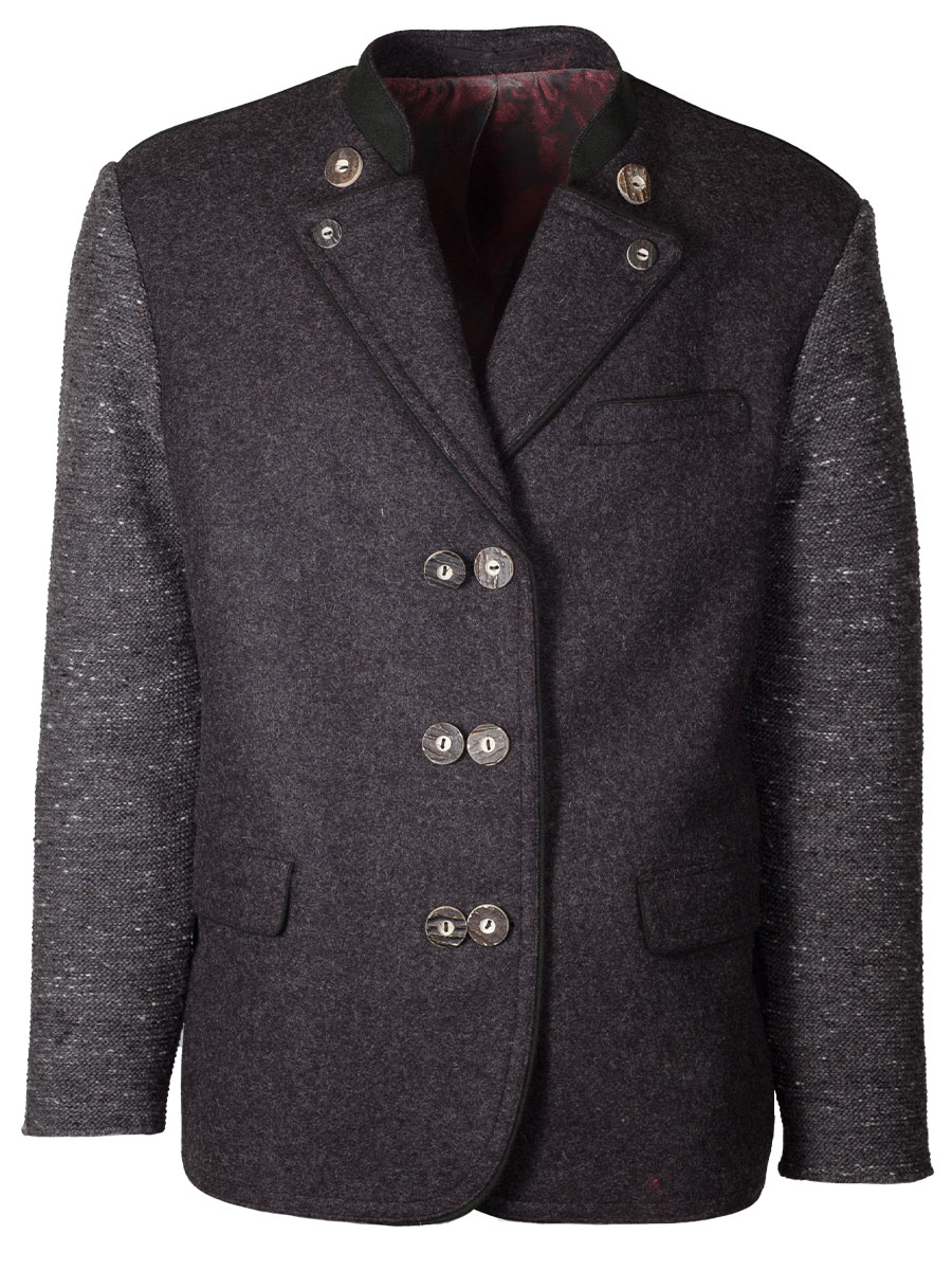 Kultkluft Reversjoppe Kreuzeck mit Strickarm, grau #1