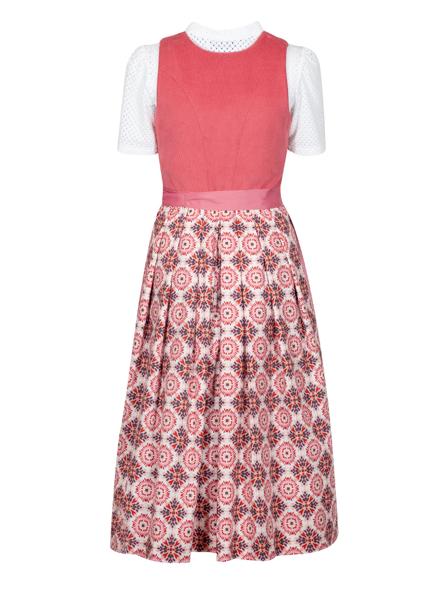 Wenger Dirndl Madlin, koralle, Cordoberteil #2