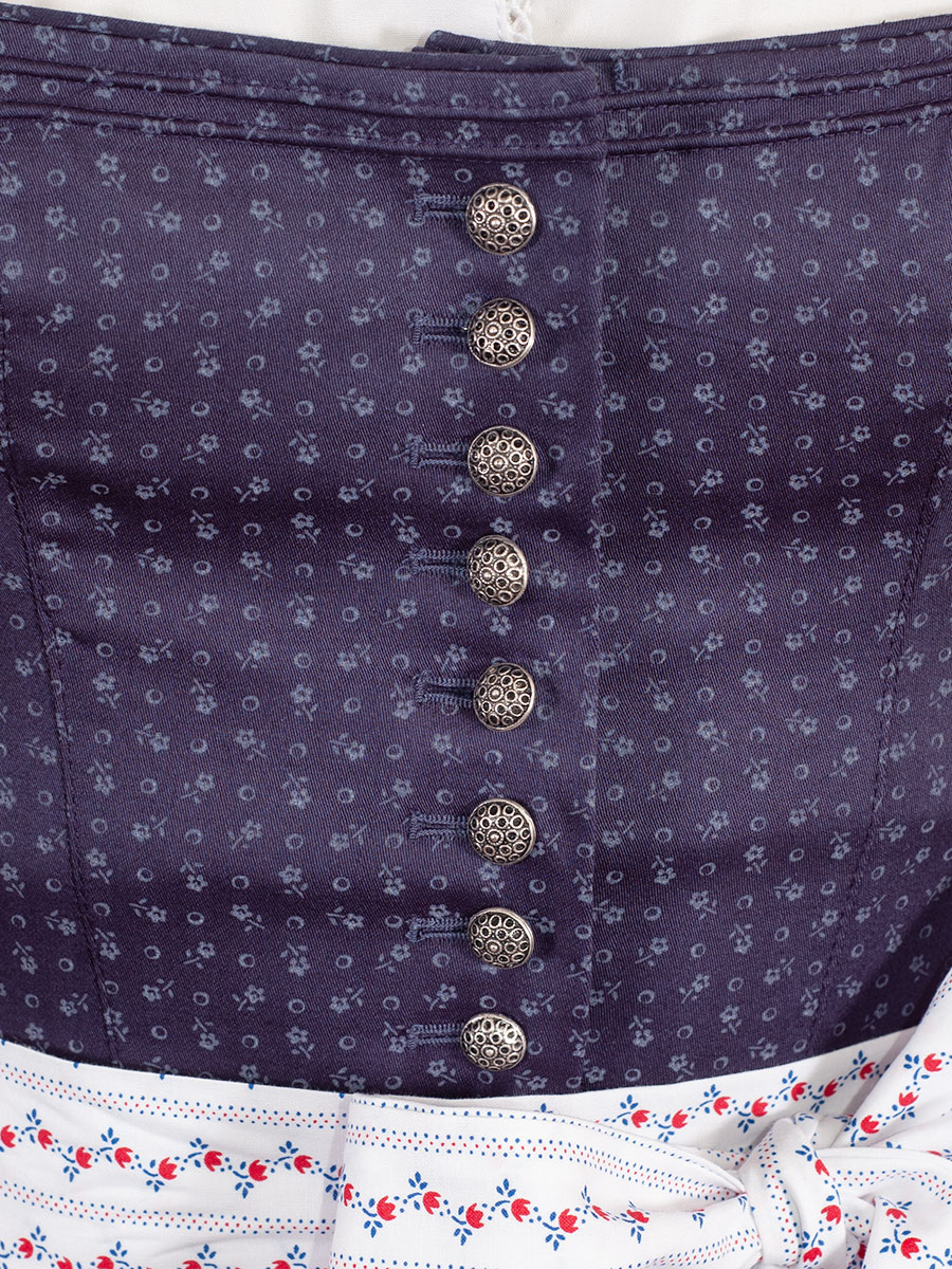 Wenger Ulla Baumwolldirndl, marine, 70cm #6