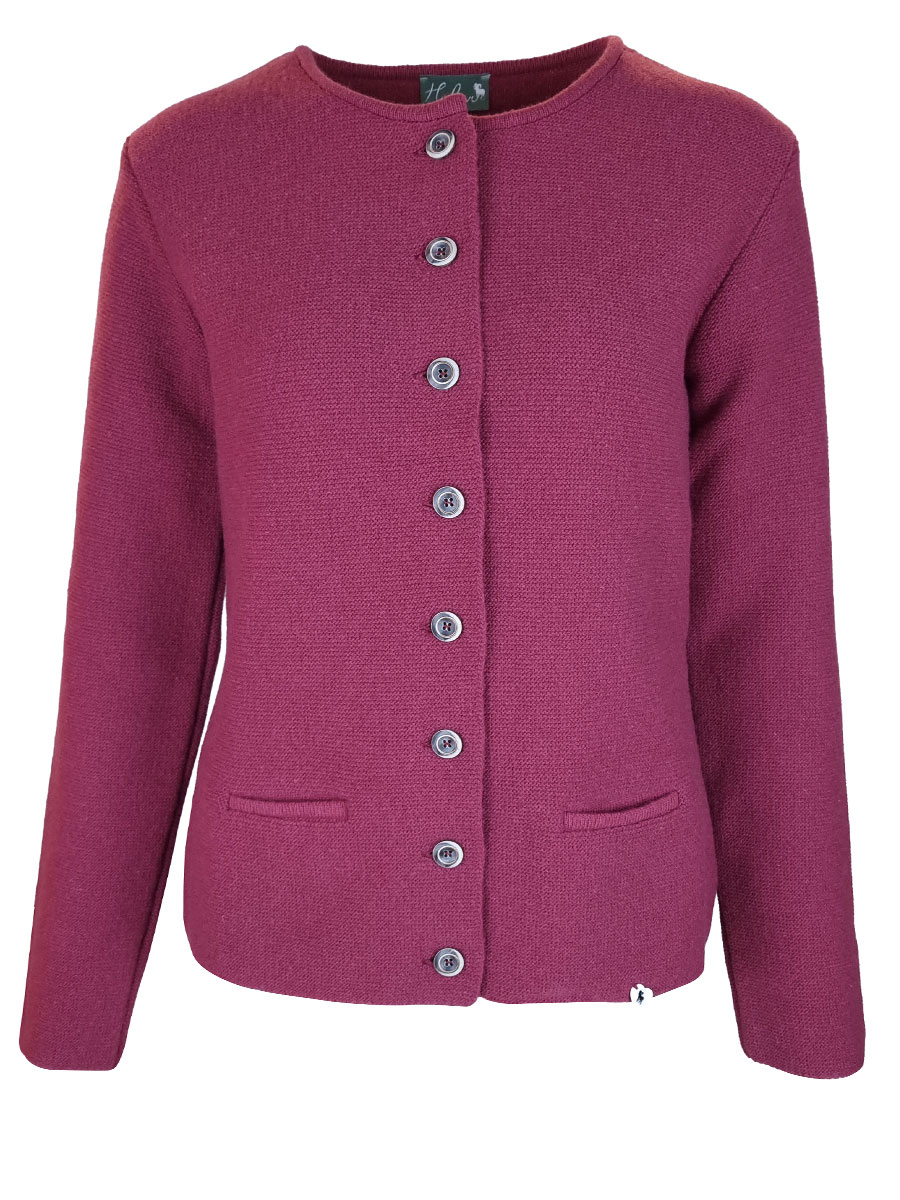 Huber Strickjacke Illi, dahlie #1