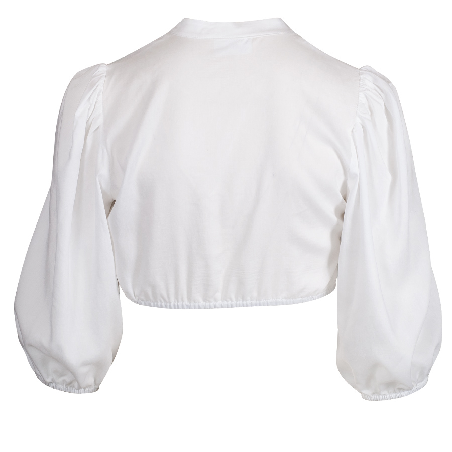Waldorff Dirndlbluse Anni, weiß, 3/4-Arm #2