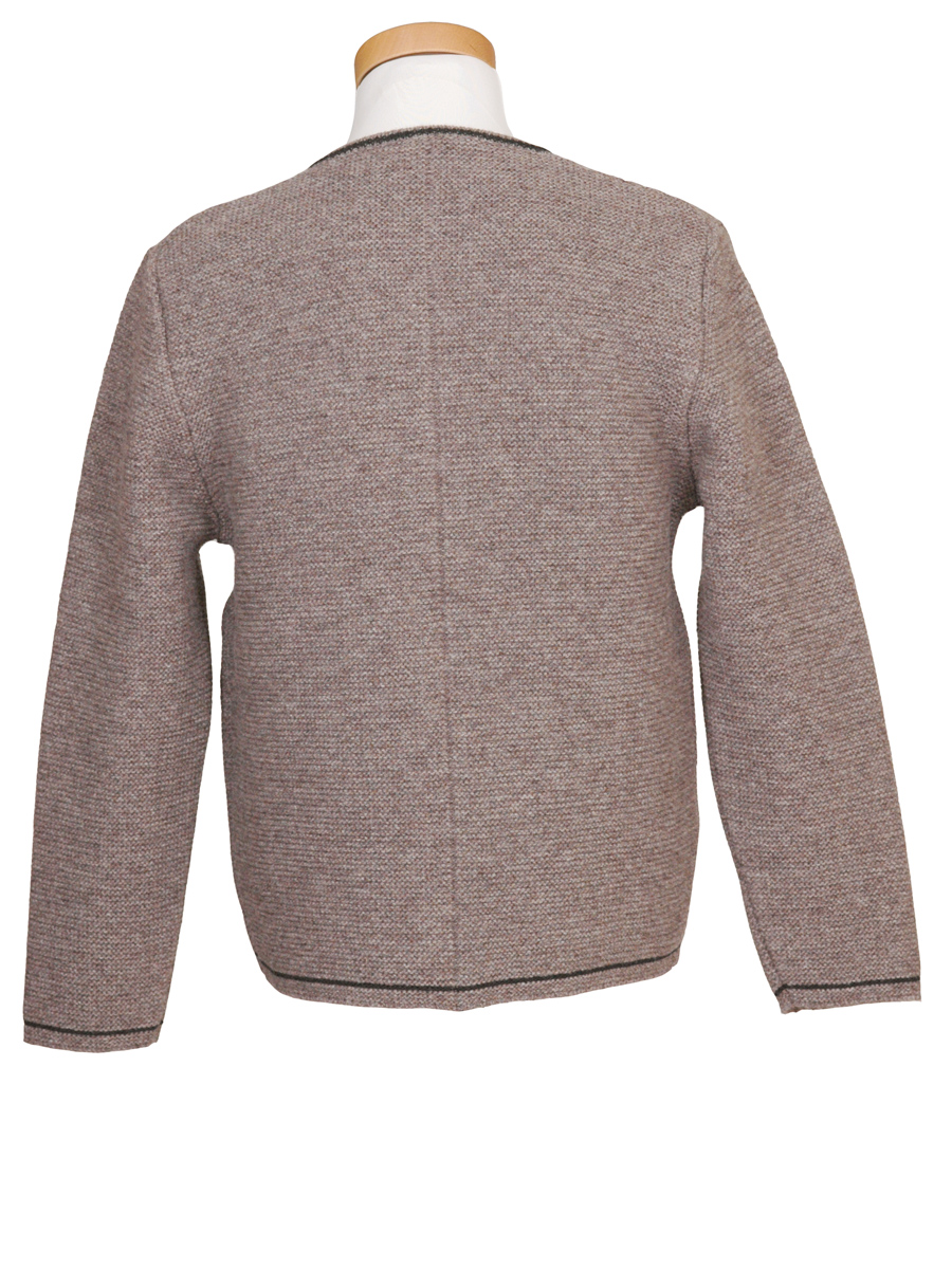 Jesse Strickjacke altbraun-tanne glatt gestrickt #2