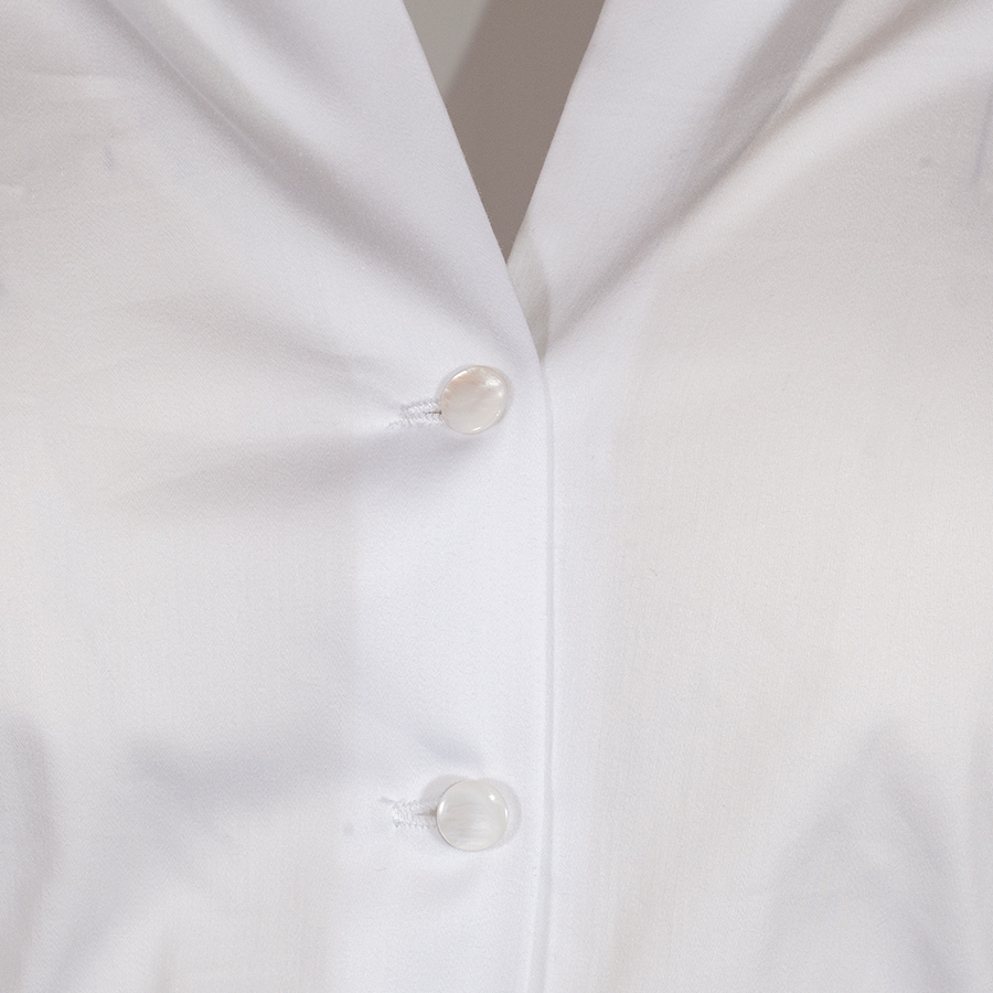 Waldorff Dirndlbluse weiß, Langarm, Manschetten #4