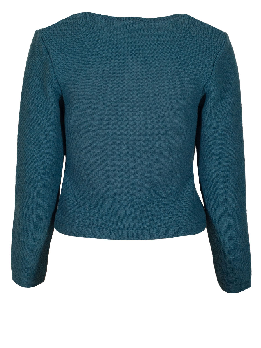 Huber Strickjacke Kana, smaragd, kurz #2