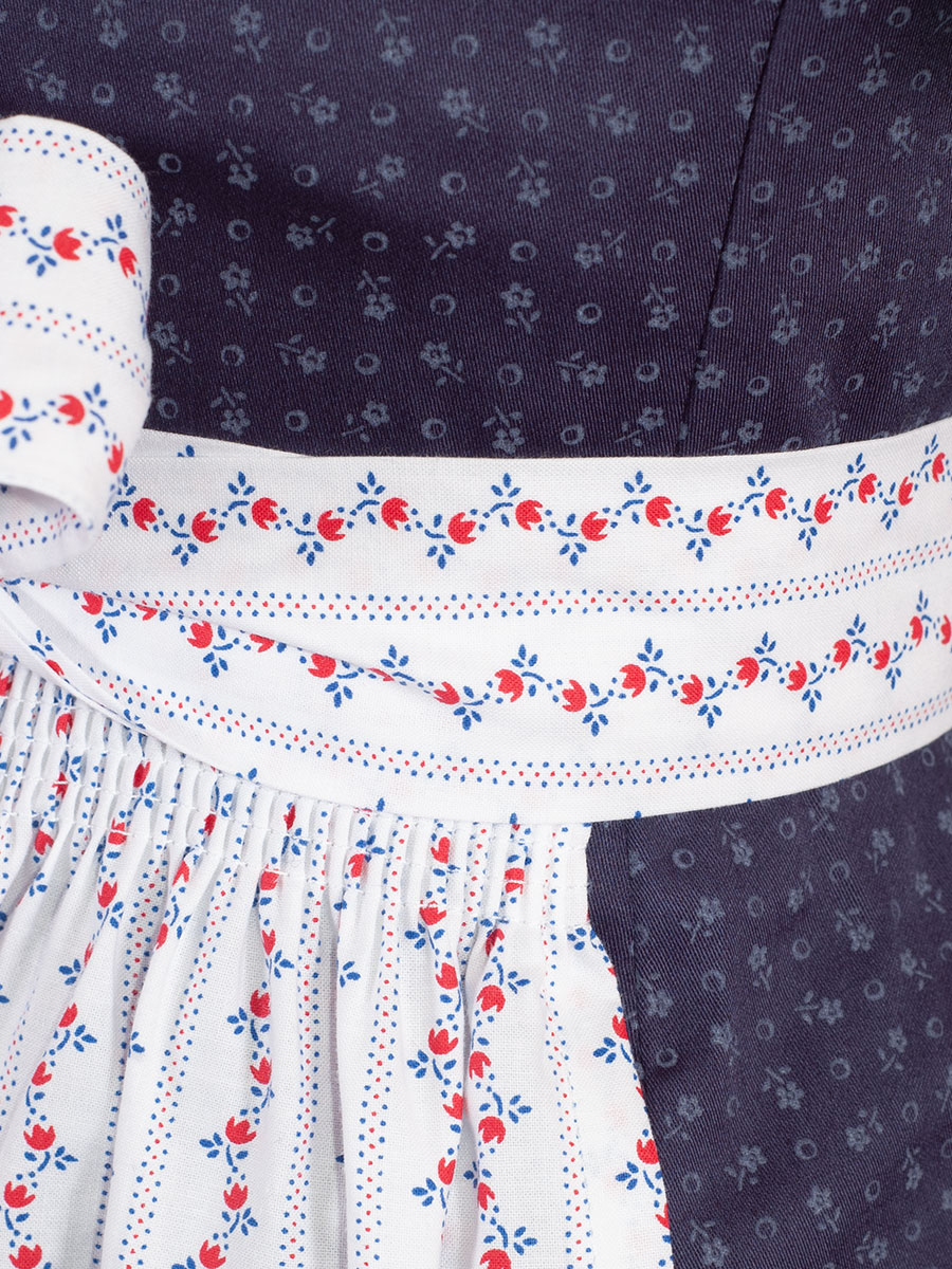 Wenger Ulla Baumwolldirndl, marine, 70cm #5