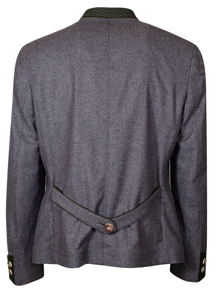 hausg'macht Lodenjoppe Erno, grau meliert, Slim Fit #5