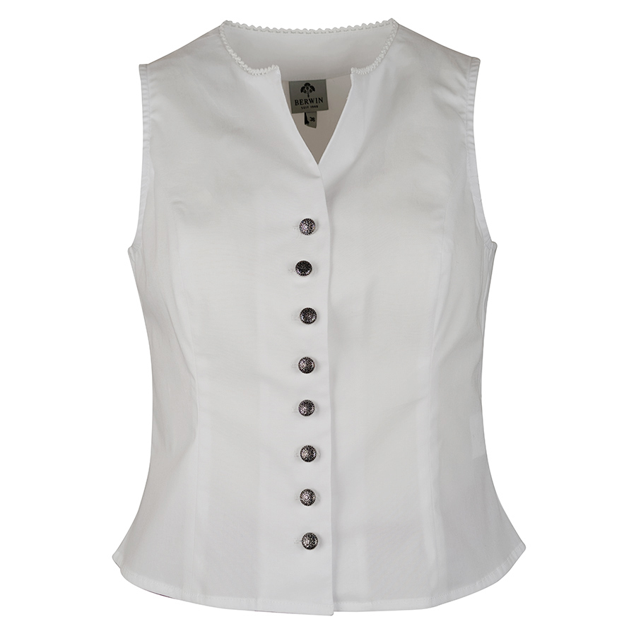 Berwin & Wolff Spenzerbluse, weiß #1