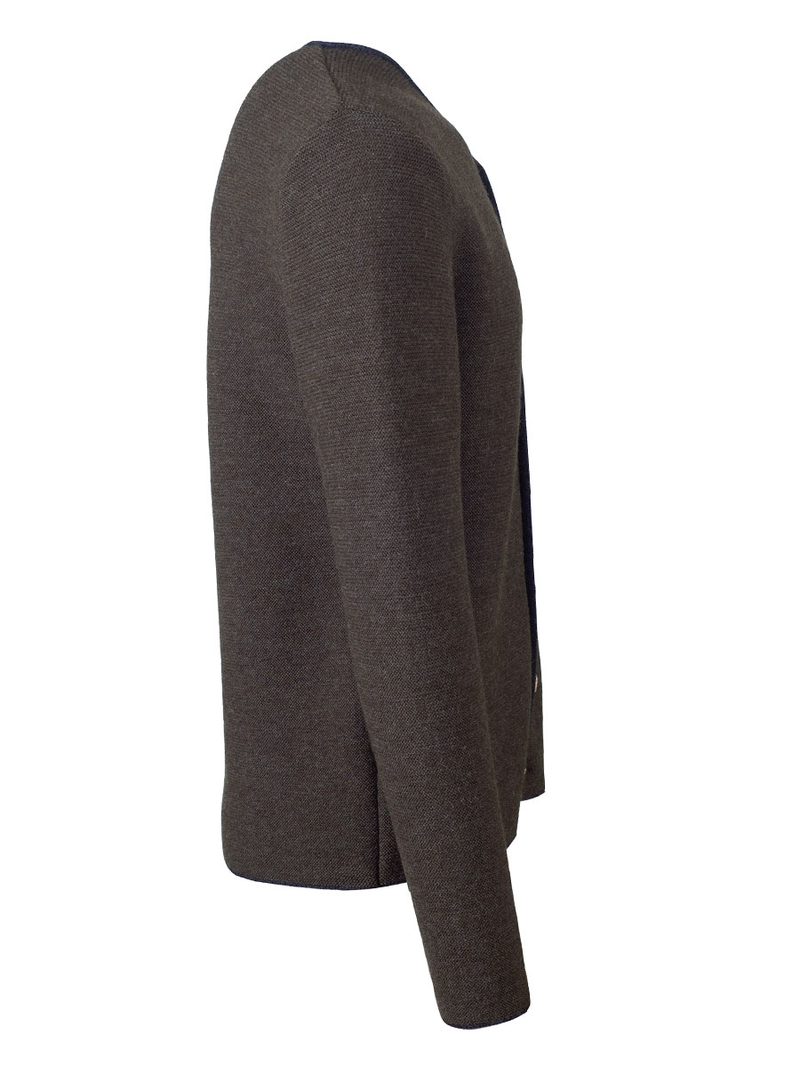 Hammerschmid Simon Strickjacke, oliv mit anthrazit #2