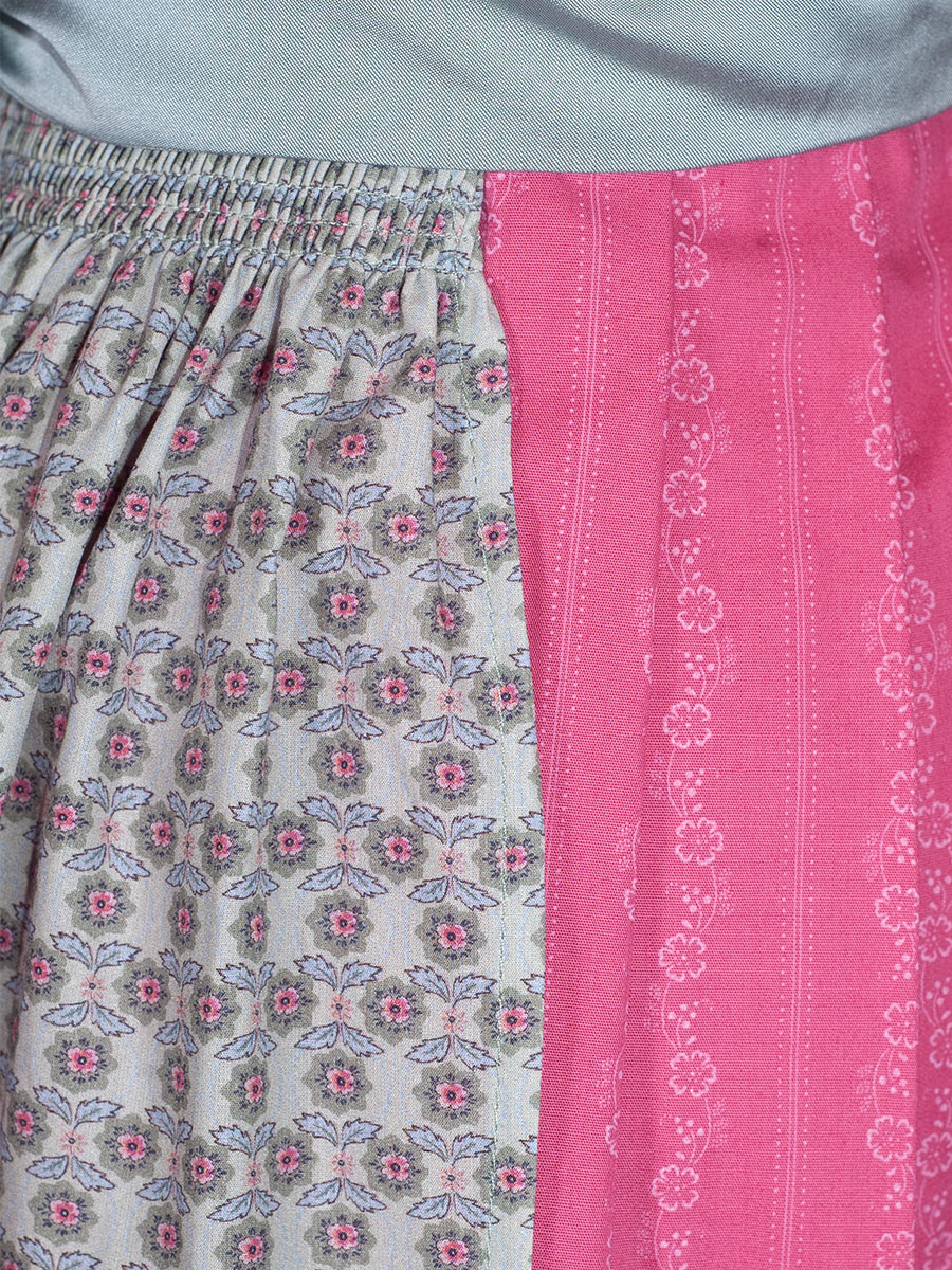 Hammerschmid Pillersee Baumwolldirndl, pink-grau, 80lg #5