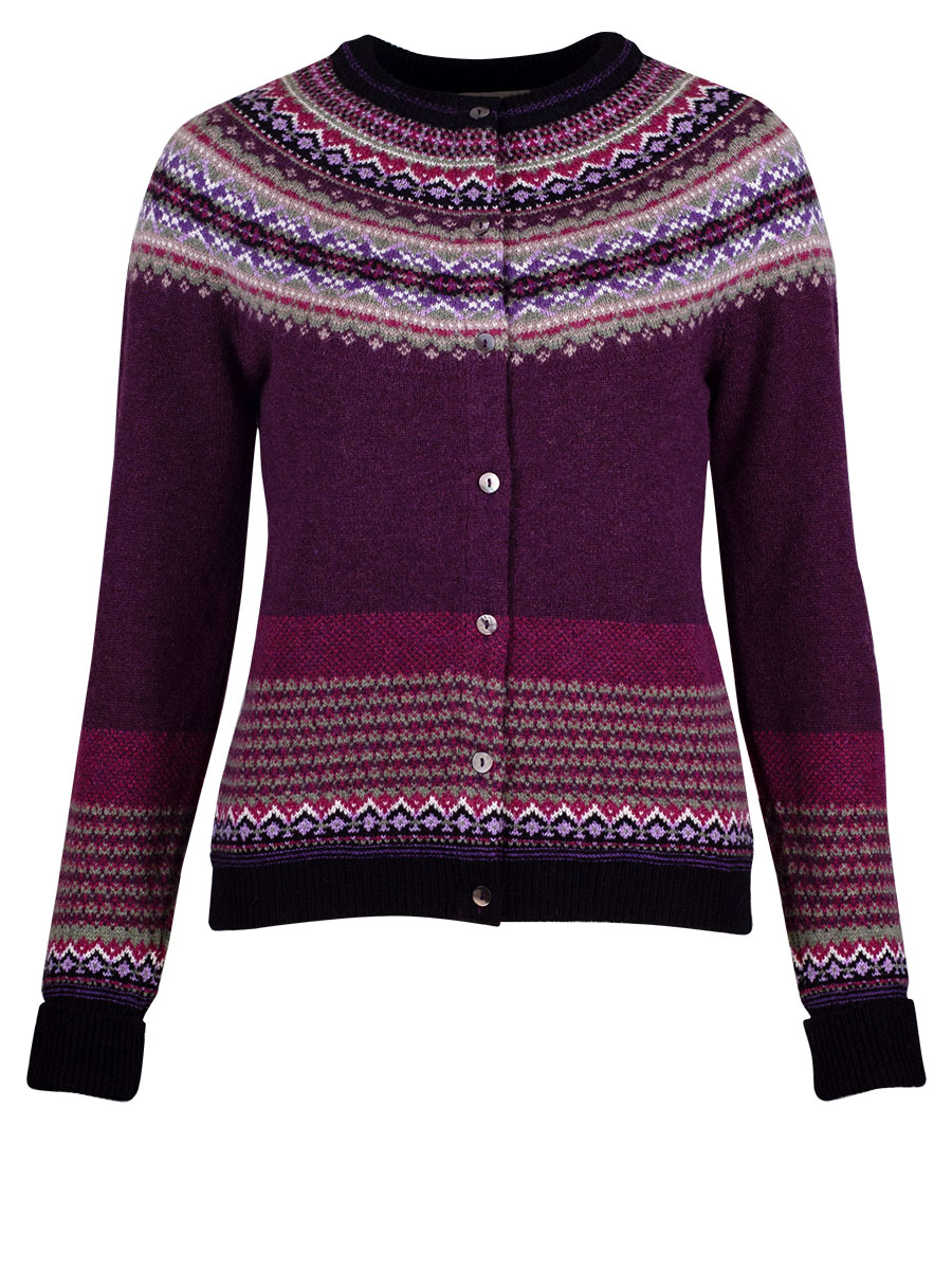 Eribè Strickjacke Alpine Cardigan, tyrian #1