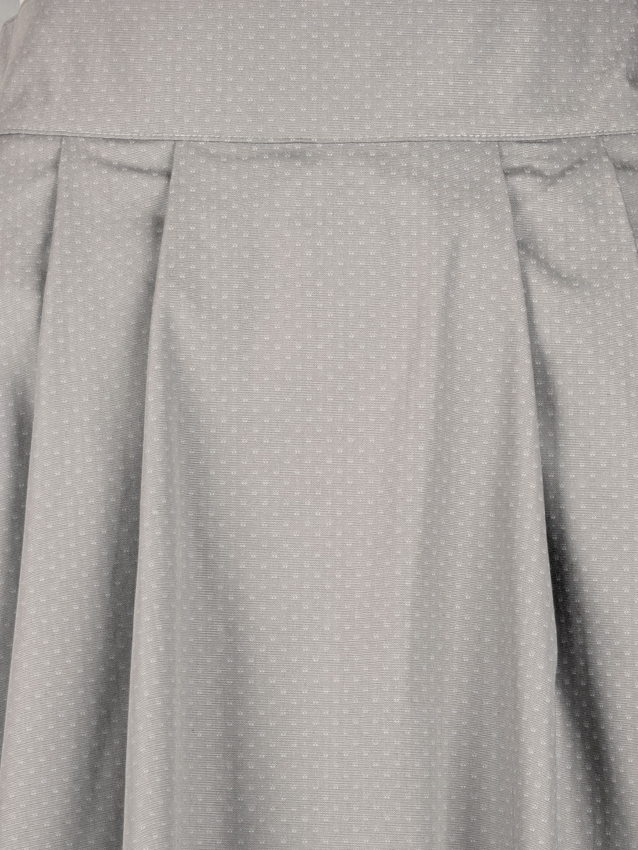 Feli und Hans Damenrock, steingrau, Pünktchen #3