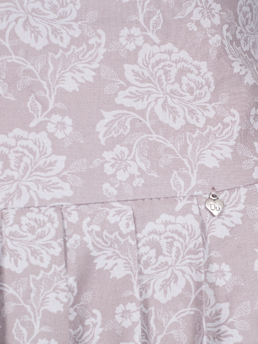 Country Line Faltenrock, beige, Blumenmuster #5