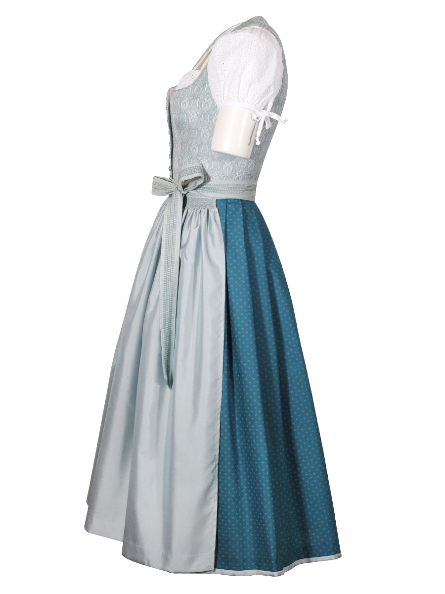 hausg'macht Dirndl Rothsee, petrol, festlich, 80lg #2