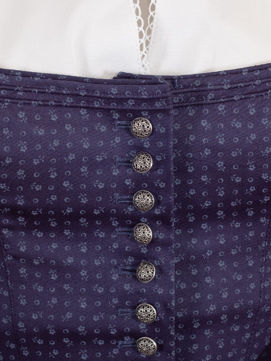 Wenger Ulla Baumwolldirndl, marine, 70cm #4